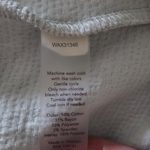 Calia Quarter-Zip Pullover - Light Blue - Picture 3 of 6